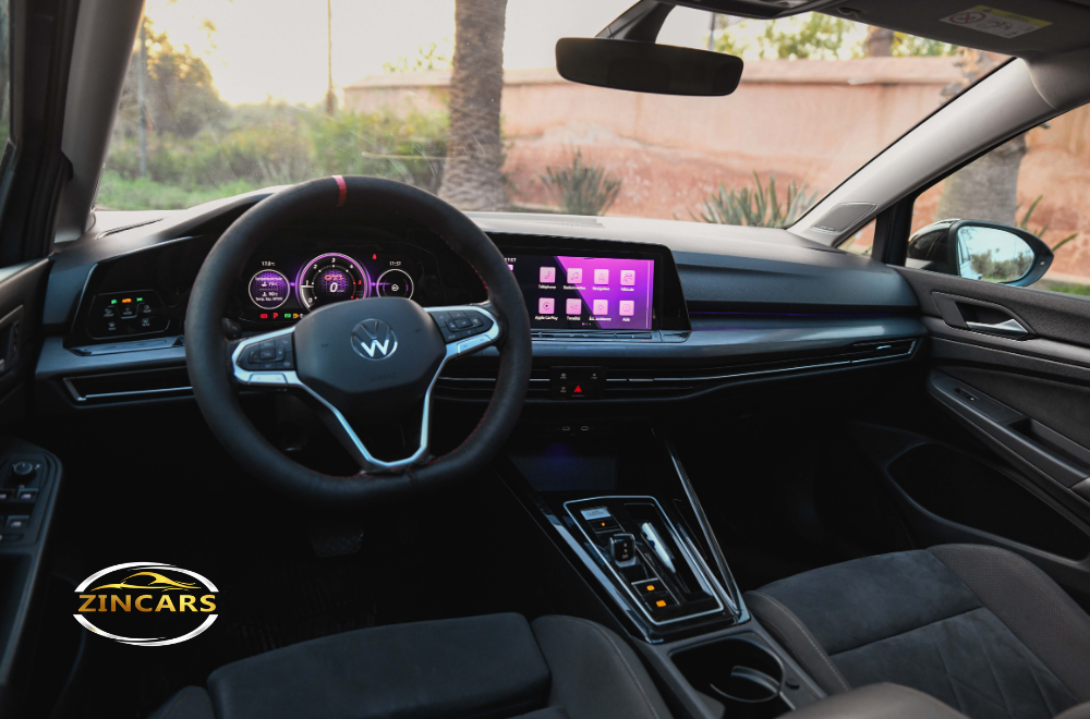 Location Volkswagen Golf 8 R Line 2025 Marrakech voiture sportive Maroc