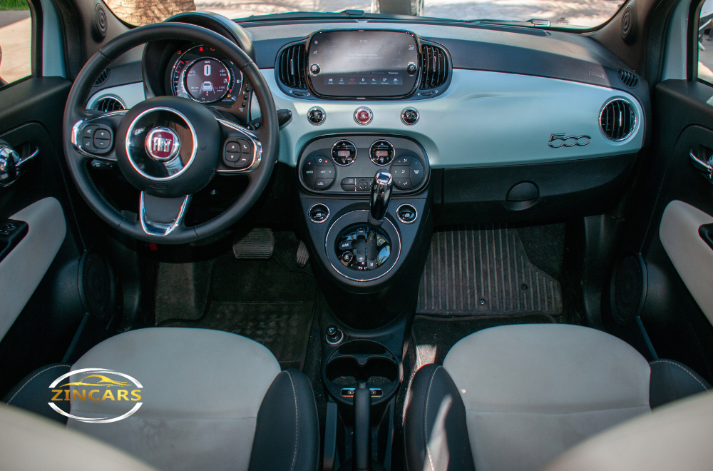 Location Fiat 500C 2023 Marrakech voiture cabriolet Maroc