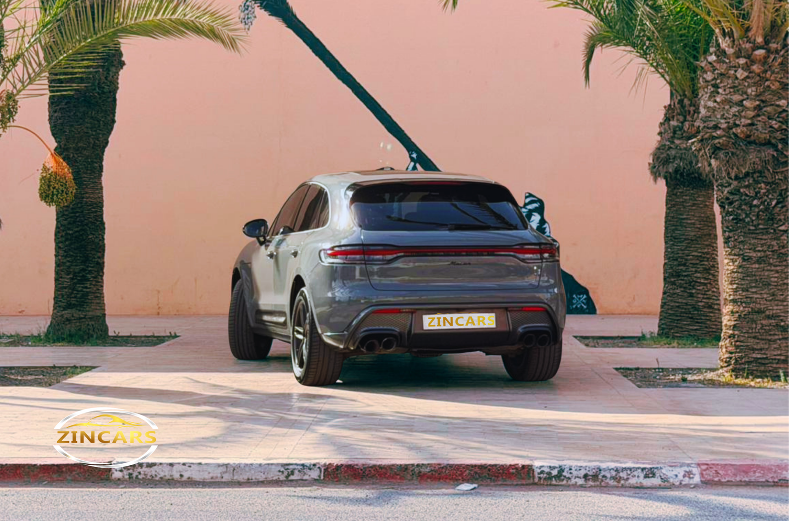 Location Porsche Macan 2024 Gris à Marrakech – SUV de luxe disponible chez Zincars Rental
