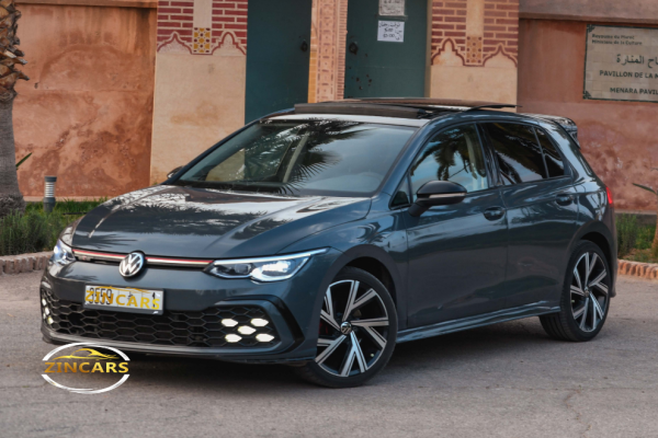 Location Volkswagen Golf 8 R Line 2025 Marrakech voiture sportive Maroc